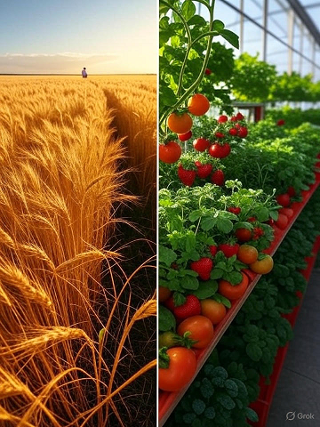 What Are the Three Divisions of Food Crop Production?