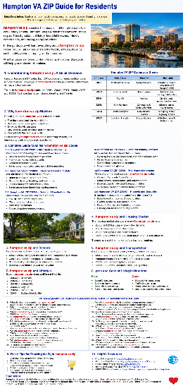 Hampton VA ZIP Guide for Homes Neighborhoods and Living