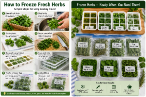 How to Freeze Fresh Herbs for Lasting Flavor