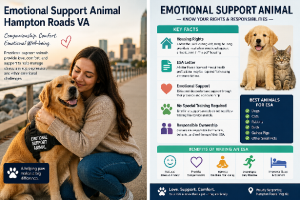 Emotional Support Animal Hampton Roads VA Complete Guide Today