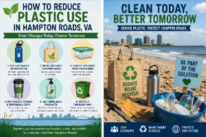How to Reduce Plastic Use in Hampton Roads VA Today