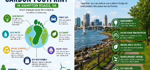How to Reduce Carbon Footprint in Hampton Roads VA
