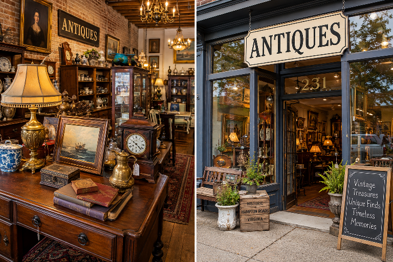 Antique Stores Hampton Roads Guide for Vintage Treasure Hunting