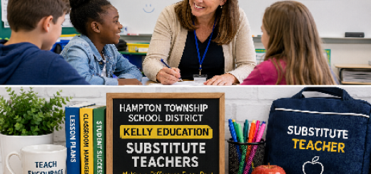 Hampton Township School District Kelly Education Substitute Teachers Guide