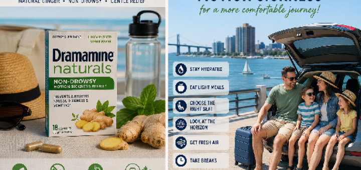 Dramamine Naturals Non-Drowsy Motion Sickness Relief Advice for Hampton Roads VA Residents