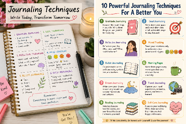 Journaling Techniques That Transform Your Daily Writing Habit