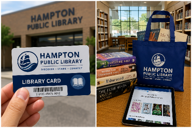 Hampton Library Card Guide for Books and Digital Access