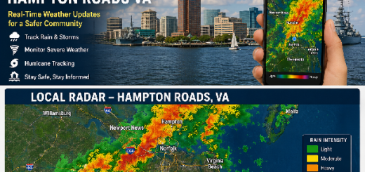 Local Radar Hampton Roads VA Weather Updates and Safety