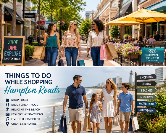 Things to Do While Shopping Hampton Roads: 43 Fun Stops for a Better Shopping Day